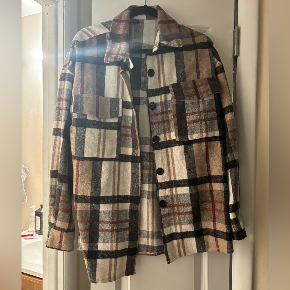 Plaid flannel size medium